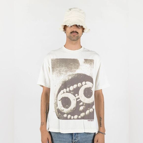 Cactus Jack by Travis Scott Mens Artifacts T-Shirt CJJ1-SS01 Natural Size XL NWT - Picture 2 of 8